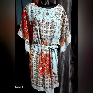 "AGB" Fun and light Boho Kimono dress